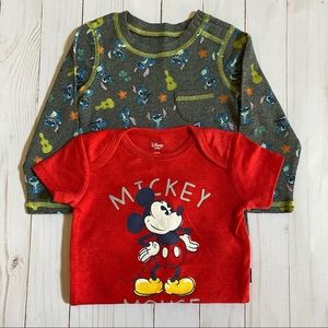 NWOT Disney Mickey and Stitch Baby Bundle Set